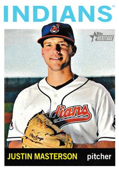 2013 Topps Heritage #77 Justin Masterson Front