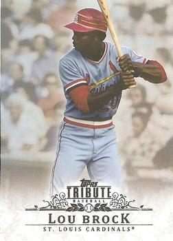 2013 Topps Tribute #84 Lou Brock Front