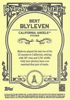 2013 Topps Gypsy Queen #30 Bert Blyleven Back