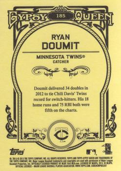 2013 Topps Gypsy Queen #185 Ryan Doumit Back