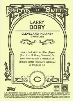 2013 Topps Gypsy Queen #81 Larry Doby Back