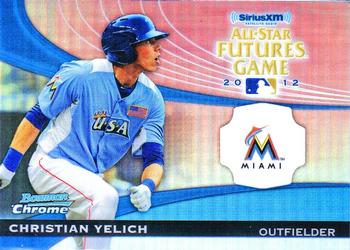 2012 Bowman Chrome - Futures Game #FG-CY Christian Yelich Front