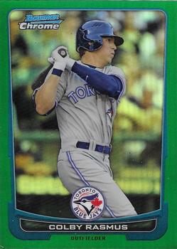 2012 Bowman Chrome - Green Refractors #111 Colby Rasmus Front