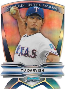 2012 Bowman Chrome - Legends In The Making Die Cuts #LIM-YD Yu Darvish Front