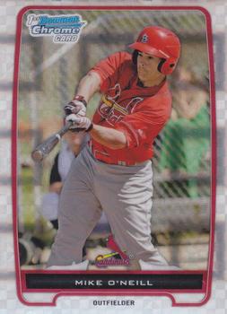 2012 Bowman Chrome - Prospects X-Fractors #BCP131 Mike O'Neill Front