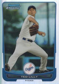 2012 Bowman Chrome - Refractors #186 Ted Lilly Front