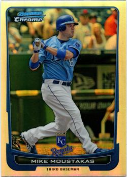 2012 Bowman Chrome - Refractors #194 Mike Moustakas Front