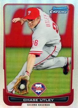 2012 Bowman Chrome - Refractors #197 Chase Utley Front