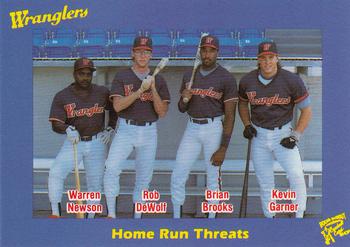 1989 Rock's Dugout Wichita Wranglers #2 Home Run Threats Front