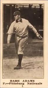 1916 Sporting News (M101-4) #1 Babe Adams Front