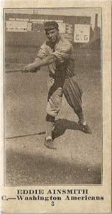 1916 Sporting News (M101-4) #3 Eddie Ainsmith Front
