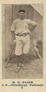 1916 Sporting News (M101-4) #8 H.D. Baird Front