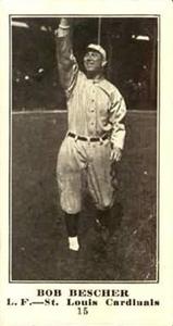 1916 Sporting News (M101-4) #15 Bob Bescher Front