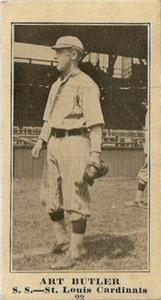 1916 Sporting News (M101-4) #23 Art Butler Front