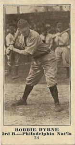 1916 Sporting News (M101-4) #24 Bobby Byrne Front