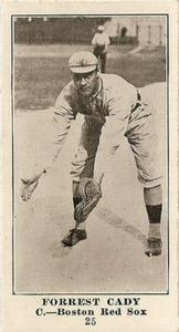 1916 Sporting News (M101-4) #25 Forrest Cady Front