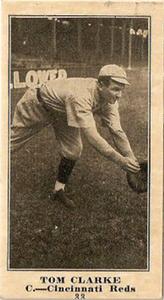 1916 Sporting News (M101-4) #33 Tommy Clarke Front