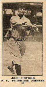 1916 Sporting News (M101-4) #46 Josh Devore Front