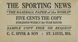 1916 Sporting News (M101-4) #58 Ray Fisher Back