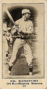 1916 Sporting News (M101-4) #96 Ed Konetchy Front