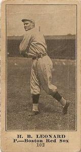 1916 Sporting News (M101-4) #102 H. B. Leonard Front