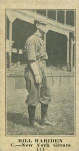 1916 Sporting News (M101-4) #141 Bill Rariden Front