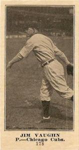 1916 Sporting News (M101-4) #178 Jim Vaughn Front