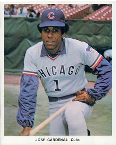 1974 Chicago Cubs Picture Pack #NNO Jose Cardenal Front