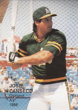 1988 Baseball's Best Series II (unlicensed) #19 Jose Canseco Front
