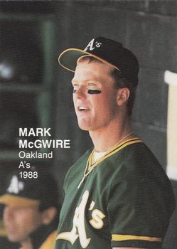 1988 Baseball's Best Series II (unlicensed) #20 Mark McGwire Front