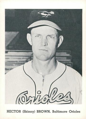 1962 Jay Publishing Baltimore Orioles 5x7 Photos #NNO Hector 