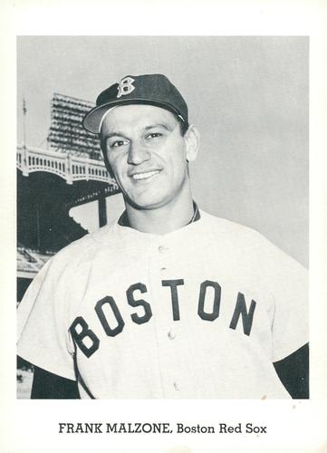1962 Jay Publishing Boston Red Sox 5x7 Photos (Set A) #NNO Frank Malzone Front