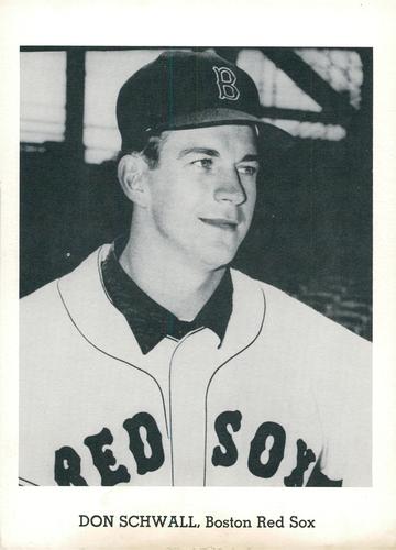 1962 Jay Publishing Boston Red Sox 5x7 Photos (Set A) #NNO Don Schwall Front