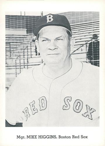 1962 Jay Publishing Boston Red Sox 5x7 Photos (Set C) #NNO Mike Higgins Front