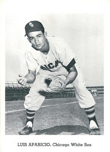1962 Jay Publishing Chicago White Sox 5x7 Photos #NNO Luis Aparicio Front