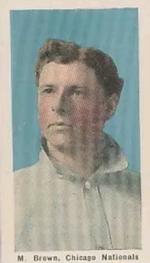 1910-11 Sporting Life M116 #NNO Mordecai Brown Front