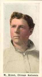 1910-11 Sporting Life M116 #NNO Mordecai Brown Front