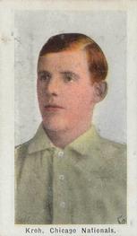 1910-11 Sporting Life M116 #NNO Rube Kroh Front