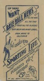 1910-11 Sporting Life M116 #NNO Nap Lajoie Back
