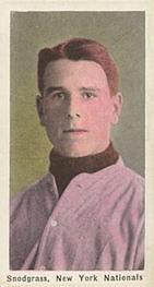 1910-11 Sporting Life M116 #NNO Fred Snodgrass Front