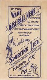 1910-11 Sporting Life M116 #NNO Tully Sparks Back