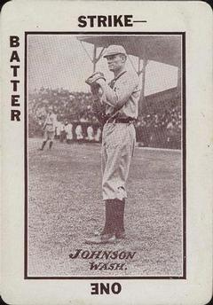 1913 National Game WG5 #NNO Walter Johnson Front