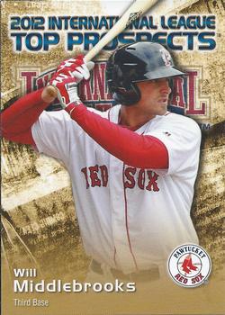 2012 Choice International League Top Prospects #23 Will Middlebrooks Front