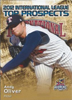 2012 Choice International League Top Prospects #25 Andy Oliver Front