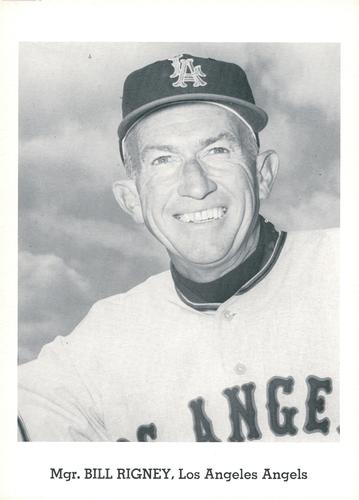 1962 Jay Publishing Los Angeles Angels 5x7 Photos #NNO Bill Rigney Front