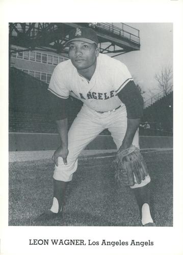 1962 Jay Publishing Los Angeles Angels 5x7 Photos #NNO Leon Wagner Front