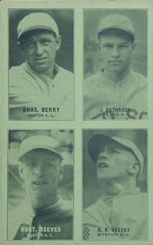 1931-32 Exhibits Four-in-One W463-2 #NNO Charles Berry / Jack Rothrock / Robert Reeves Front