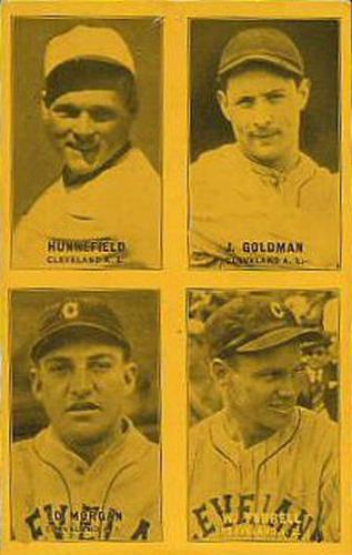 1931-32 Exhibits Four-in-One W463-2 #NNO William Hunnefield / Jonah Goldman / Ed Morgan / Wes Ferrell Front