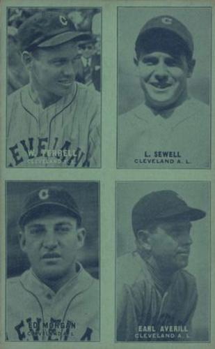 1933 Exhibits Four-in-One W463-3 #NNO Wes Ferrell / Luke Sewell / Ed Morgan / Earl Averill Front