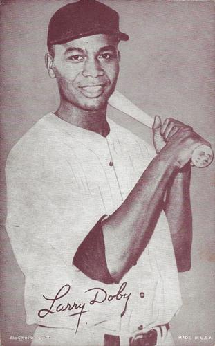 1947-66 Exhibits (W461) #NNO Larry Doby Front